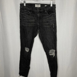 Frame Black Gray Le Skinny de Jeanne Jeans‎